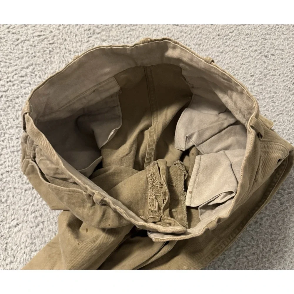 Men's VTG 30s 40s Boy Scout Khaki Breeches / Button Fly‎ Pants 1930s
